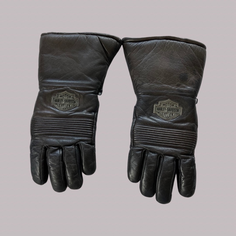 Harley Davidson Leather Riding Gloves